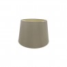 Buy 40 cm Conical Fabric Lampshade Taupe/Halo Gold
