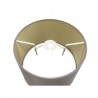 Buy 40 cm Conical Fabric Lampshade Taupe/Halo Gold