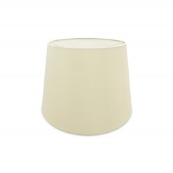 DY_D0300 45 cm Conical Fabric Lampshade Ivory Pearl/White Laminate
