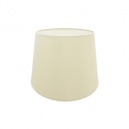 DY_D0300 45 cm Conical Fabric Lampshade Ivory Pearl/White Laminate