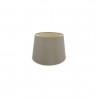 Buy 30 cm Conical Fabric Lampshade Taupe/Halo Gold