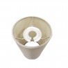 Buy 12 cm Cylinder Fabric Lampshade Nude Beige/Moonlight