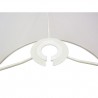 Buy 30 cm Cylinder Fabric Lampshade Ivory Pearl/White Laminate