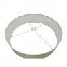 Buy 60 cm Cylinder Fabric Lampshade Ivory Pearl/White Laminate