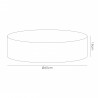 Buy 60 cm Cylinder Fabric Lampshade Nude Beige/Moonlight
