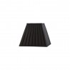 Buy 20 cm Square Pleated Lampshade Black