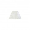 Buy 20 cm Square Pleated Lampshade White