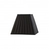 Buy 25 cm Square Pleated Lampshade Black