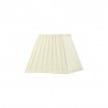 Buy 25 cm Square Pleated Lampshade Ivory