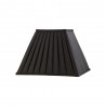 Buy 30 cm Square Pleated Lampshade Black