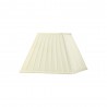 Buy 30 cm Square Pleated Lampshade Ivory