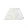 Buy 35 cm Square Pleated Lampshade White
