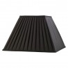 Buy 40 cm Square Pleated Lampshade Black