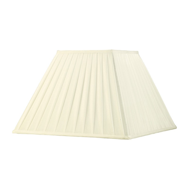 Buy 40 cm Square Pleated Lampshade Ivory