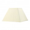 Buy 40 cm Square Pleated Lampshade Ivory