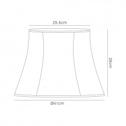 Buy 41 Hexagon Fabric Lampshade Cream