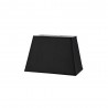 Buy 36 cm Rectangular Fabric Lampshade Black