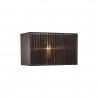 Buy 38 cm Rectangle Organza Fabric Lampshade Black