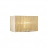 Buy 38 cm Rectangle Organza Fabric Lampshade Bronze