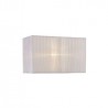 Buy 38 cm Rectangle Organza Fabric Lampshade White