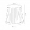 Buy 11 cm Clip-On Fabric Lampshade Black