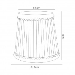 Buy 11 cm Clip-On Fabric Lampshade White