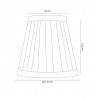 Buy Organza 13 cm Pattern Clip-On Lampshade Black