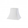 Buy Contessa 20.5 Square Fabric Lampshade White