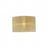 Buy 36 cm Round Organza Fabric Lampshade Bronze