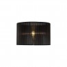 Buy 36 cm Round Organza Fabric Lampshade Black