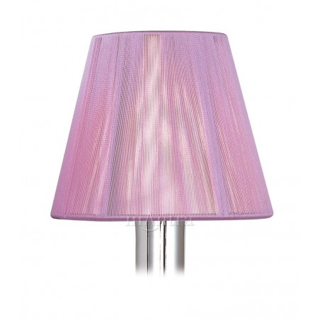 DY_MS006 13 cm Silk String Clip-On Lampshade Lilac Pink