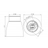 IE_7103-510-10 Ifo Electric Open Klara clear glass