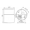 IE_8221-200-10 Ifo Electric Opus 100/125 IP44 G9