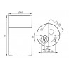 IE_8241-510-10 Ifo Electric Opus 100/175 clear glass IP44
